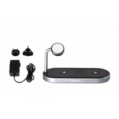 Verbatim WCS-03 Aluminium 3-in-1 Qi